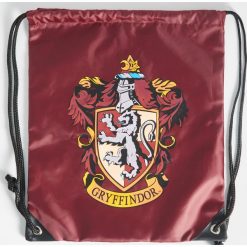 Plecak worek Harry Potter - Bordowy. Czerwone plecaki damskie Sinsay, bez wzorów. Za 39,99 zł.