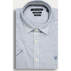 Marc O'Polo - Koszula. Czerwone koszule męskie Marc O'Polo, s, bez wzorów, z bawełny, klasyczne, polo, z krótkim rękawem. Za 349,90 zł.