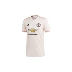 T-shirty z krótkim rękawem adidas Koszulka wyjazdowa Manchester United. Różowe koszulki męskie Adidas, s, bez wzorów, bez kołnierzyka, z krótkim rękawem, krótkie. Za 379,00 zł.