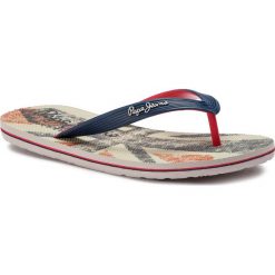 Japonki PEPE JEANS - Hawi Ian PMS70075 Marine 585. Niebieskie klapki męskie marki Pepe Jeans, bez wzorów, z jeansu. Za 95,00 zł.