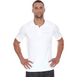 Brubeck Koszulka męska polo Prestige z krótkim rękawem biała r. XL (SS10920). Białe koszulki sportowe męskie marki Brubeck, xl, z krótkim rękawem. Za 171,23 zł.