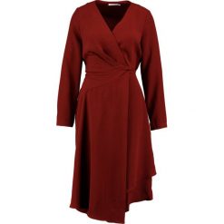 Sukienki: Finery London TRIANGLE ASYMETRIC WRAP DRESS Sukienka letnia red