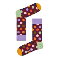 Happy Socks Skarpety unisex bordowe r. 41-46 (BDO01-4001). Czerwone skarpetki męskie Happy Socks. Za 48,35 zł.