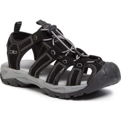 Sandały CMP - Sahiph Leather Hiking Sandal 30Q9507 Nero U901. Czarne sandały męskie CMP, ze skóry, bez zapięcia. Za 259,00 zł.