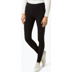 Marc Cain Collections - Damskie spodnie sportowe, czarny. Czarne spodnie damskie Marc Cain Collections. Za 449,95 zł.