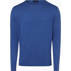 Selected - Sweter męski z dodatkiem jedwabiu – Slhdome, niebieski. Niebieskie swetry męskie marki Selected, m, bez wzorów, z dzianiny, bez kołnierzyka, bez kaptura. Za 179,95 zł.
