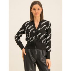 Kardigan Guess Violet W01R80 Z2M80. Białe swetry damskie Guess, m, z aplikacjami, z wełny, bez rękawów, bez kaptura. W wyprzedaży za 329,00 zł.