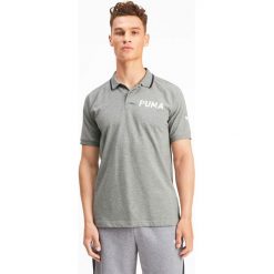 Puma Modern Sports Polo Koszulka Szary. Szare podkoszulki męskie Puma, l, z haftami, z elastanu. Za 171,95 zł.