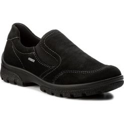 Półbuty ARA - GORE-TEX 12-49346 Szwarz. Czarne półbuty damskie ara, na co dzień, bez wzorów, ze skóry, bez obcasa, bez zapięcia. W wyprzedaży za 319,00 zł.