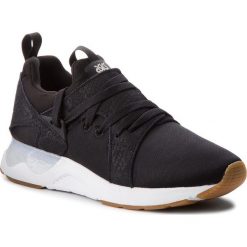 Sneakersy ASICS - TIGER Gel-Lyte V Sanze 1192A016 Black/Black 001. Czarne półbuty damskie Asics, na imprezę, bez wzorów, ze skóry, bez obcasa, bez zapięcia. W wyprzedaży za 349,00 zł.