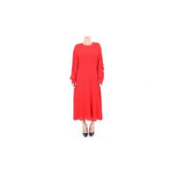 Sukienki długie Msgm 2541MDA13184606. Czerwone sukienki damskie MSGM, bez wzorów, bez kołnierzyka, bez rękawów, długie. Za 1433,36 zł.