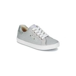 Buty Dziecko Geox J KIWI G.B. Szare trampki dziewczęce Geox, bez wzorów, bez zapięcia. Za 167,40 zł.