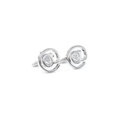 Srebrne spinki do mankietów - symbol małpy U32. Szare spinki do mankietów męskie Modini Moda Męska, srebrne. Za 49,51 zł.