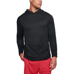 Bluzy męskie: Under Armour Bluza męska Tech Terr Popover Hoodie czarna r. XXL (1316206-001)