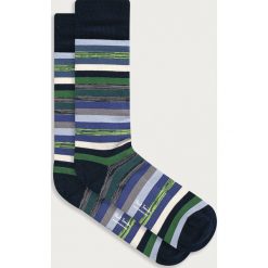 Paul Smith - Skarpetki. Niebieskie skarpetki męskie Paul Smith, bez wzorów, z elastanu. Za 99,90 zł.