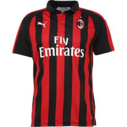 Puma AC MILAN HOME REPLICA Artykuły klubowe chili pepper/puma black. Czerwone koszulki męskie Puma, s, bez wzorów, z poliesteru, sportowe, bez kołnierzyka, bez rękawów. Za 379,00 zł.