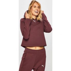 Puma - Bluza. Brązowe bluzy damskie Puma, s, bez wzorów, z elastanu, bez rękawów, z kapturem. W wyprzedaży za 239,90 zł.