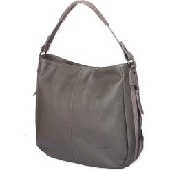 Torebki klasyczne damskie: Skórzana torebka „Shilo” w kolorze antracytowym – 34 x 37 x 11 cm