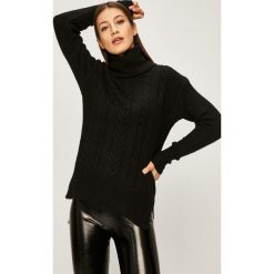 Answear - Sweter. Czarne swetry damskie ANSWEAR, s, bez wzorów, z bawełny, bez rękawów. W wyprzedaży za 69,90 zł.