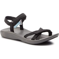 Sandały COLUMBIA - Wave Train BL4530 Black/White 010. Czarne klapki damskie marki Columbia, bez wzorów, z tworzywa sztucznego, sportowe, bez obcasa, bez zapięcia, outdoorowe. Za 249,99 zł.