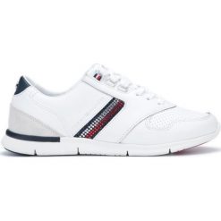 Tommy Hilfiger Tenisówki Biały. Białe trampki i tenisówki damskie ze skóry. Za 426,95 zł.