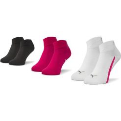 Zestaw 3 par niskich skarpet damskich PUMA - Key Features 886413 02 Beetroot. Różowe skarpetki damskie Puma, bez wzorów, z elastanu. Za 49,99 zł.