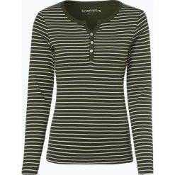 Brookshire - Damska koszulka z długim rękawem, zielony. Czarne t-shirty damskie marki brookshire, m, w paski, z dżerseju. Za 99,95 zł.