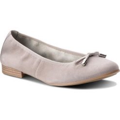 Baleriny S.OLIVER - 5-22112-20 Lt Grey 210. Szare baleriny damskie S.Oliver, bez wzorów, ze skóry, klasyczne, bez obcasa. W wyprzedaży za 169,00 zł.