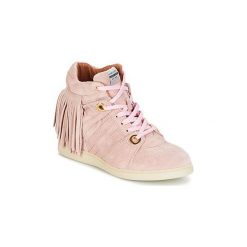 Buty Serafini MANHATTAN. Różowe trampki i tenisówki damskie Serafini, bez wzorów, bez zapięcia. Za 599,50 zł.