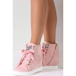 Sneakersy damskie: Różowe Sneakersy Kassi