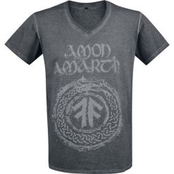 Amon Amarth The Pursuit Of Vikings T-Shirt ciemnoszary. Szare koszulki męskie marki Amon Amarth, l, bez wzorów, bez kołnierzyka. Za 99,90 zł.