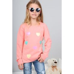 Bluzki dziewczęce: Brzoskwiniowa Bluzka NDZ7687