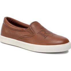 Tenisówki LAUREN RALPH LAUREN - Racquele 802755672002 Polo Tan. Pomarańczowe półbuty damskie Lauren Ralph Lauren, bez wzorów, z gumy, bez obcasa, na płaskiej podeszwie, bez zapięcia. Za 409,00 zł.