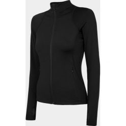 Bluza treningowa damska BLDF600 - głęboka czerń - Outhorn. Bluzy damskie Outhorn, bez wzorów, bez rękawów, bez kaptura. Za 119,99 zł.