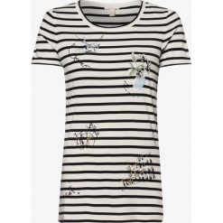 Esprit Casual - T-shirt damski, beżowy. Brązowe t-shirty damskie Esprit Casual, m, bez wzorów, z bawełny, klasyczne, z klasycznym kołnierzykiem. Za 79,95 zł.