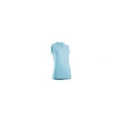 Koszulka polo bez rękawów Ultralight do golfa damska. Niebieskie koszulki damskie polo INESIS, xl, bez wzorów, z poliesteru, bez rękawów. Za 79,99 zł.