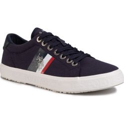 Sneakersy U.S. POLO ASSN. - Jaxon1 MARCS4082S0/CY2 Droy. Niebieskie sneakersy męskie U.S. Polo Assn., na co dzień, bez wzorów, ze skóry ekologicznej, klasyczne, bez zapięcia. W wyprzedaży za 199,00 zł.