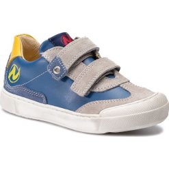 Sneakersy NATURINO - 0012013703.01.1B55 Grigio/Azzurro/Jeans. Niebieskie trampki chłopięce marki Naturino, bez wzorów, z jeansu, na rzepy. Za 419,00 zł.