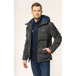 Kurtka puchowa Tommy Hilfiger Tailored MERCEDES-BENZ Non Stitch TT0TT06127. Szare kurtki męskie Tommy Hilfiger Tailored, xxl, bez wzorów, z elastanu, bez kaptura. W wyprzedaży za 1199,00 zł.