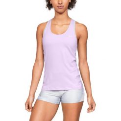 Under Armour HeatGear® Armour Racer Podkoszulek Fioletowy. Fioletowe podkoszulki damskie Under Armour, s, bez wzorów, z elastanu, bez rękawów. Za 128,95 zł.