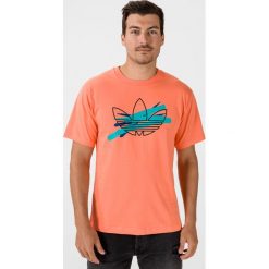 Adidas Originals Paintbrush Trefoil Koszulka Pomarańczowy. Pomarańczowe podkoszulki męskie adidas Originals, s, z nadrukiem, z bawełny, z krótkim rękawem. Za 119,95 zł.