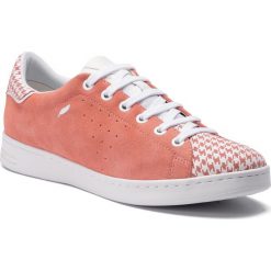 Sneakersy GEOX - D Jaysen A D621BA 02207 C7204 Coral/White. Różowe półbuty damskie Geox, ze skóry. W wyprzedaży za 259,00 zł.