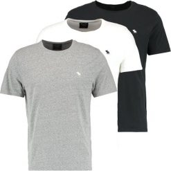 T-shirty męskie: Abercrombie & Fitch FALL CREW 3 PACK Tshirt basic grau/schwarz/weiß