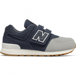 New Balance YV574BUB. Szare buciki niemowlęce marki New Balance, z materiału. W wyprzedaży za 149,99 zł.