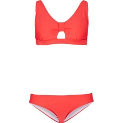 Bikini z biustonoszem bustier (2 części) bonprix czerwony. Czerwone stroje kąpielowe damskie bonprix, bez wzorów. Za 64,99 zł.