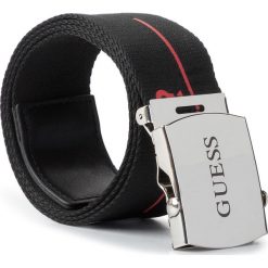 Pasek Damski GUESS - Not Coordinated Belts BW7205 P9340 BLA. Czarne paski damskie Guess, w paski, z materiału. W wyprzedaży za 139,00 zł.