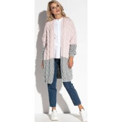 Kardigan F571. Swetry damskie Tagless, uniwersalny, z materiału. Za 190,00 zł.