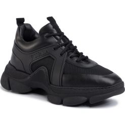 Sneakersy FURLA - Wonderfurla 1050761 S YC65 U57 Nero. Czarne półbuty damskie Furla, ze skóry. Za 989,00 zł.