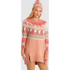 SWETER TWINSET. Różowe swetry damskie Twinset, s, z aplikacjami, z materiału, bez rękawów, bez kaptura. Za 664,50 zł.