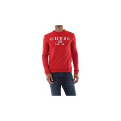 Bluzy Guess M93Q23 K6ZS0. Czerwone bluzy męskie Guess, s, z aplikacjami, bez kołnierzyka, bez rękawów, bez kaptura. Za 248,38 zł.